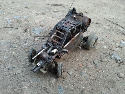 Модель багги в стиле постапокаллипсис