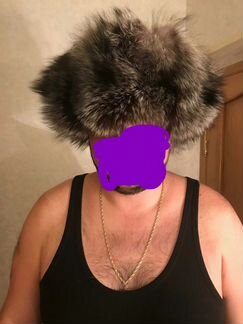 Шапка чернобурка мужская