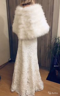 Накидка из лебяжьего пуха