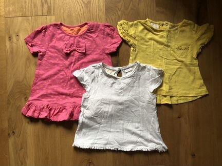 Платья и футболки для девочки 1-3 года, zara и дру
