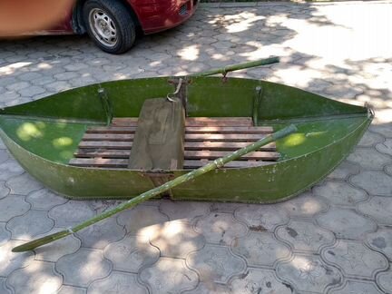 Лодка-раскладушка алюминиевая для охоты, рыбалки
