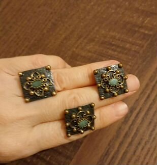 Серебряный комплект