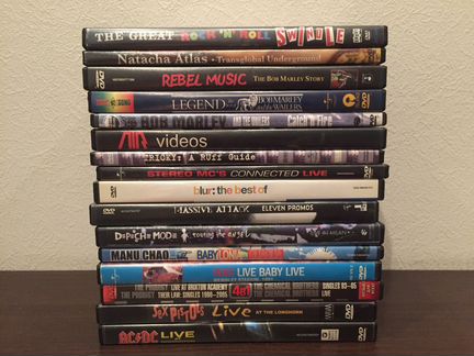 16 музыкальных DVD