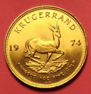 Золото Крюгерранд, юар, 1 oz, Au917