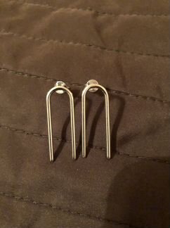 Серьги серебро