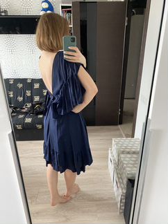 Платье Laroom синее дизайнерское