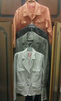 Пиджаки лен размер 44-46