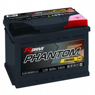 Аккумулятор RDrive phantom 60Ач обратная поляр
