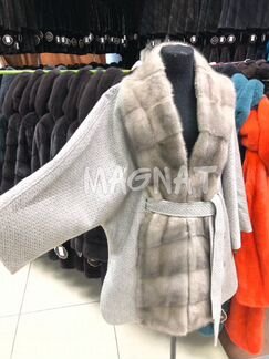 Трикотажное пальто