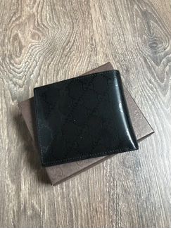 Бумажник Gucci кошелек гуччи Черный gg