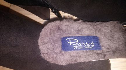 Новые полусапожки Respect, нат кожа+мех