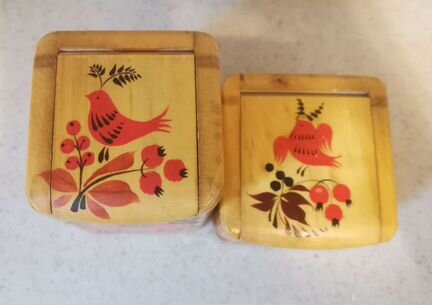 Набор для чая (тара) деревянные