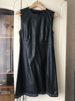 Кожаный сарафан платье 42-44 размера