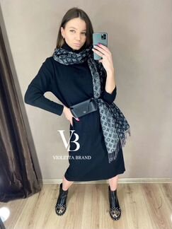 Платье-водолазка арт.18086 тёплое