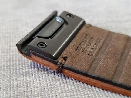 Оригинальный кожаный ремешок garmin QuickFit 22 26