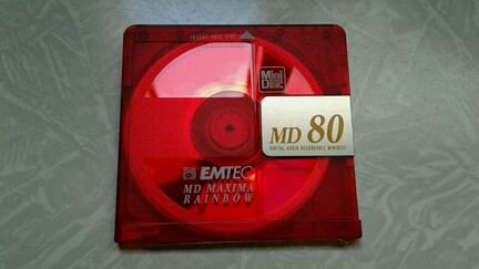 Минидиск Emtec MD Maxima Rainbow 80