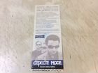 Билет на концерт Depeche mode в Питере 2006 год объявление продам