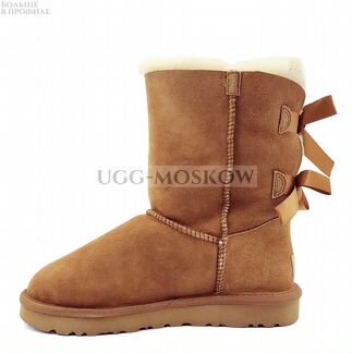 Угги UGG Bailey Bow Chestnut Ар-N042