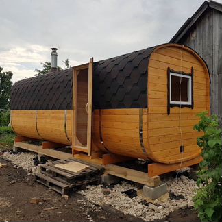 Баня бочка