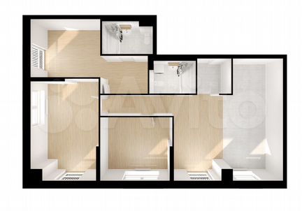 3-к квартира, 95.9 м², 16/26 эт.