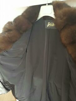 Шуба норковая с соболем баргузин