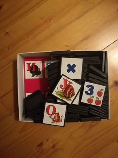 Детское лото азбука и математика