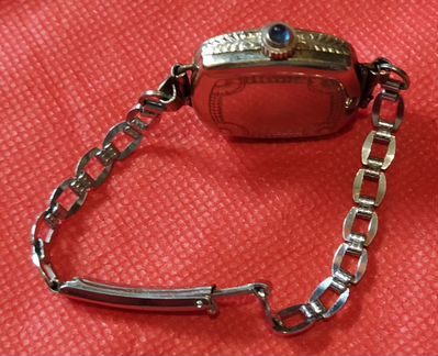 Женские резные часики Elaine фольга белого золота