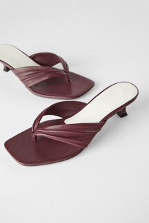 Босоножки мюли-сабо Zara