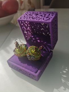 Сережки ручной работы, новые