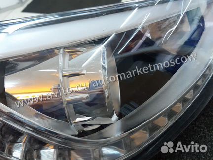 Правая линза с дхо Хундай Солярис 11-14