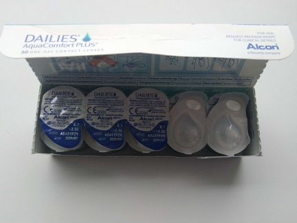 Линзы контактные однодневные Dailies