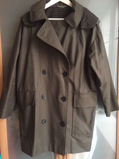 Тренч Mango с капюшоном