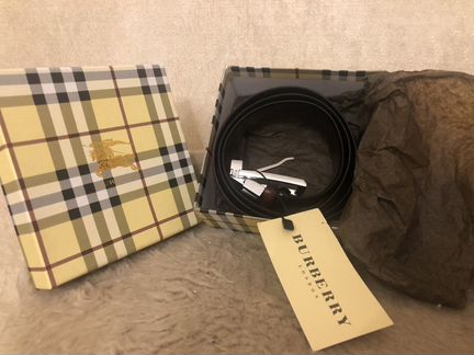 Кожаный ремень Burberry