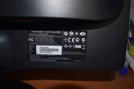 Монитор ViewSonic VA 2231 wa-LED