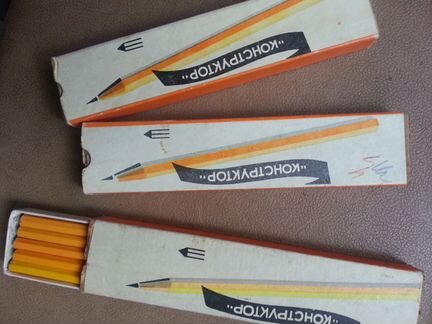 Ретро карандаши славянской карандашной фабрики