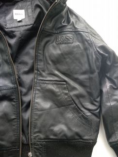 Кожаная куртка boss