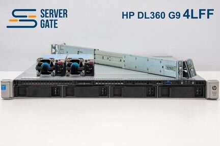Сервер HP DL360 G9 4LFF 2x E5-2697v3 384 GB