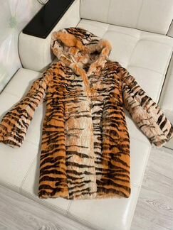 Детская Шуба из натурального кролика