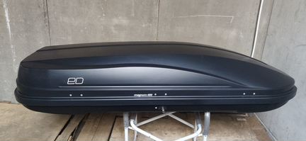 Автобокс на 420 литров черный карбон №3147