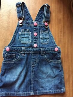 Сарафан джинсовый 12-18 мес Mothercare