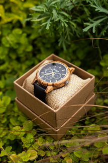 Деревянные наручные часы ручной работы