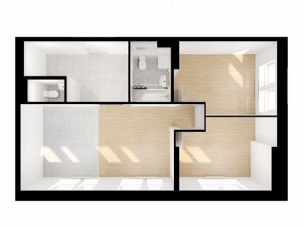 2-к квартира, 62.4 м², 11/33 эт.