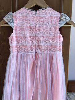 Нарядное нежное платье для девочки 6-8 лет