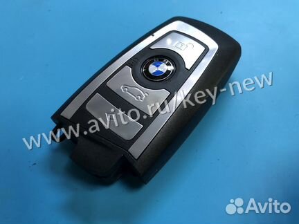Корпус ключа BMW F01 хром 4 Кнопки