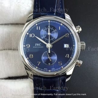 Часы IWC Da Vinci Chrono IW3934 Classic 42mm Синие