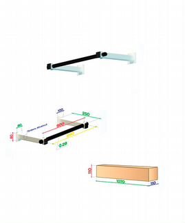 NF-PR00015033 - Турник настенный Slim 2, с малым в