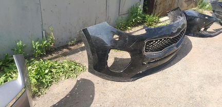 Бампер передний решетка киа спортедж 4 kia sportag