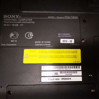 Ноутбук Sony vpceh3R