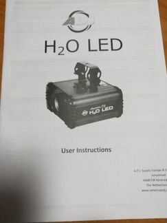 Оборудование для танцзала. Проектор воды H2O LED