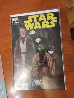 Комикс Star Wars 2020 с автографом Чарльза Соула